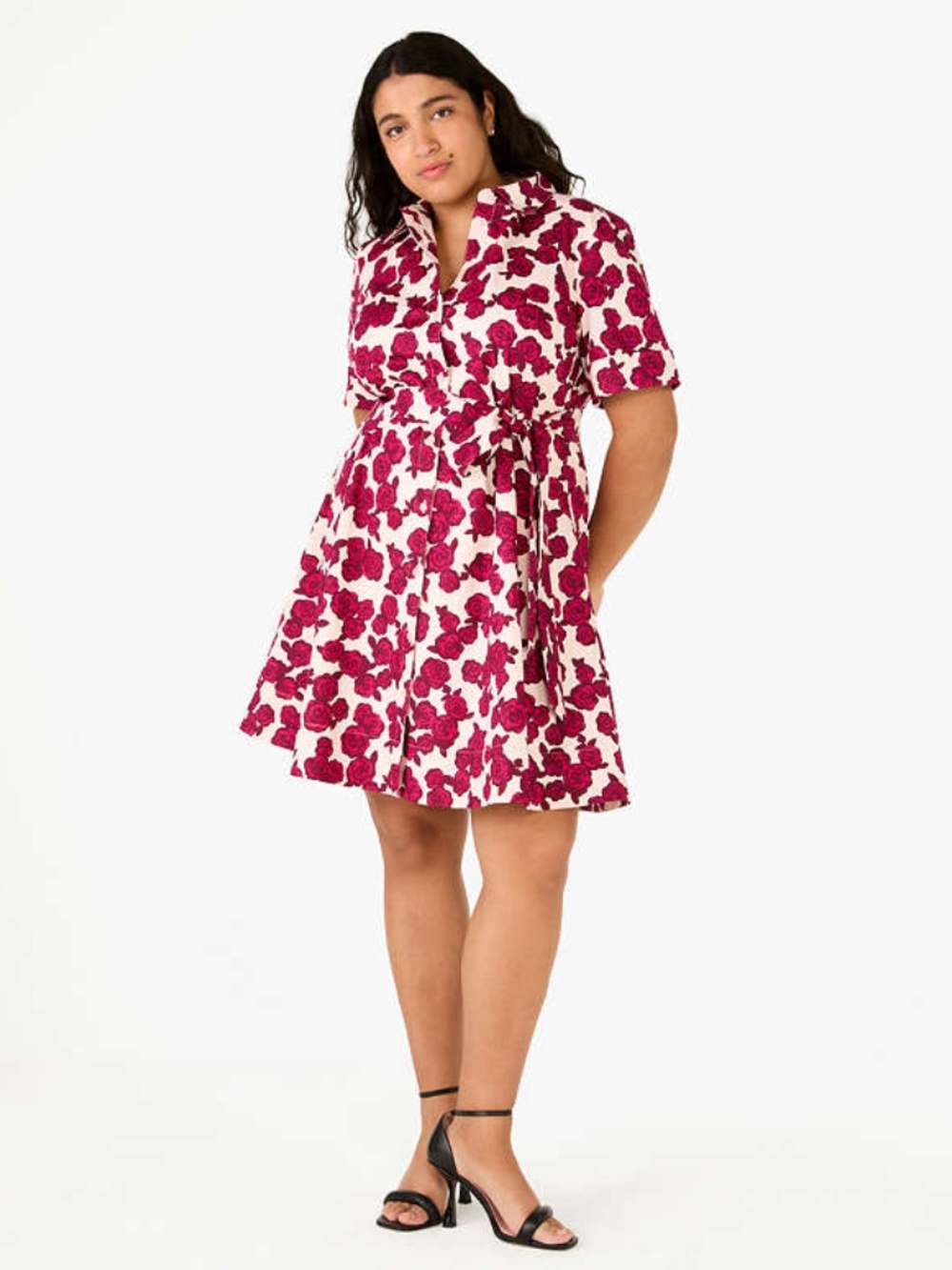 Kate Spade Rosy Florets Shirtdress - Picture 2 of 8